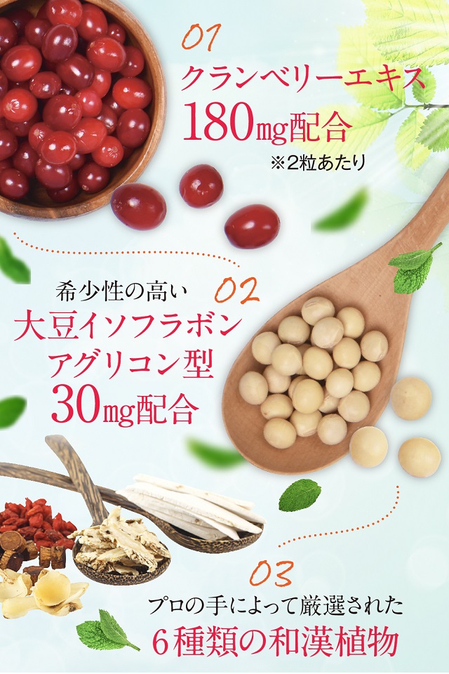 クランベリーエキス180mg