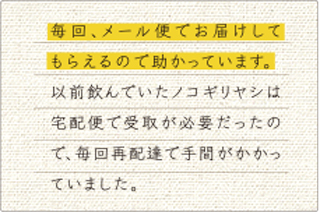 ノコギリヤシのお声(メール便)