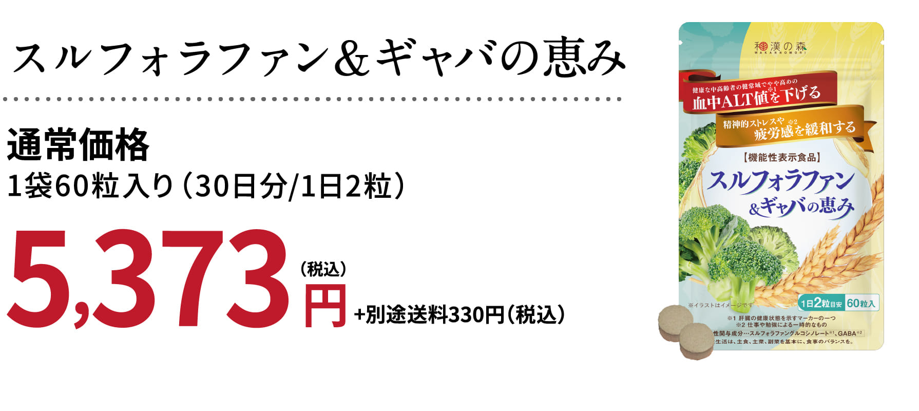 スルフォラファン&ギャバの恵み